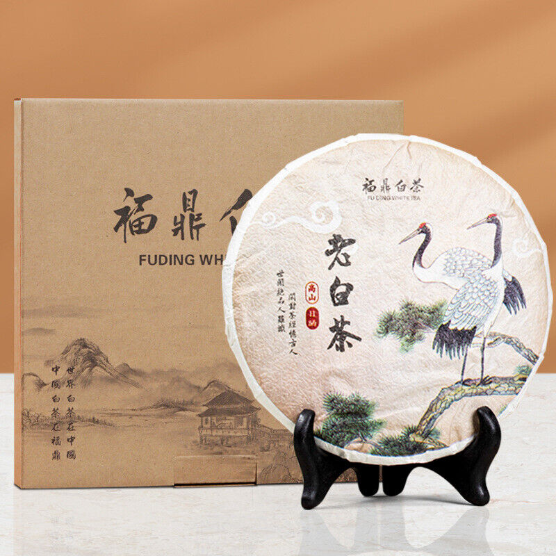300g(10.58Oz) Fuding White Tea Date White Tea Cake Tea Gift Box Packaging Secondary image