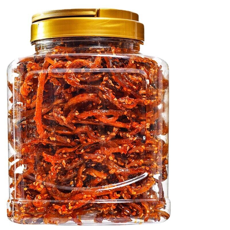 Shredded Eel Canned Seafood Snacks Spicy Honey Sesame Eel Dried Seafood Secondary image