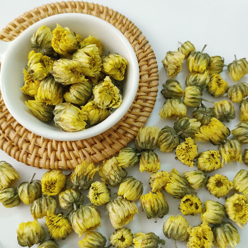 Plum Chrysanthemum Hang White Chrysanthemum buds flower tea bulk 17.6oz Secondary image