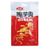 Chinese Snacks Konjac Spicy Strips Sticks Chinese Snack Food 20 Pack Inside Box
