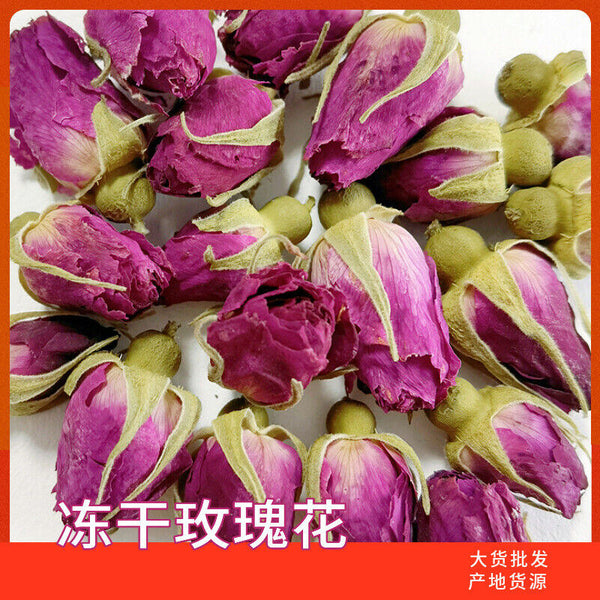 Freeze-dried rose tea Pingyin rose flower first crop rose petals rose 17.6oz