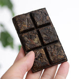 50g Yunnan Pu'er Tea Lao Banzhang Golden Leaf Raw Brick Raw Tea Aged Pu'er Tea