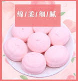 White Peach Flavor Sandwich Marshmallow Gummy Snacks Wedding Candy 徐福记白桃味夹馅棉花糖