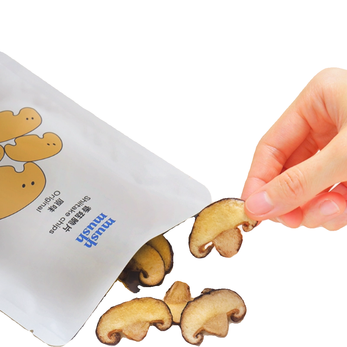 100g Crisps Healthy Snack Vegetable Chips  Dried Shiitake Mushroom Secondary image