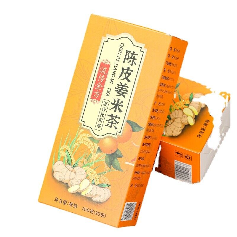 160g Chen Pi Ginger Rice Tea Fried Ginger Rice Tea Infusion Ginger Silk Rice Tea