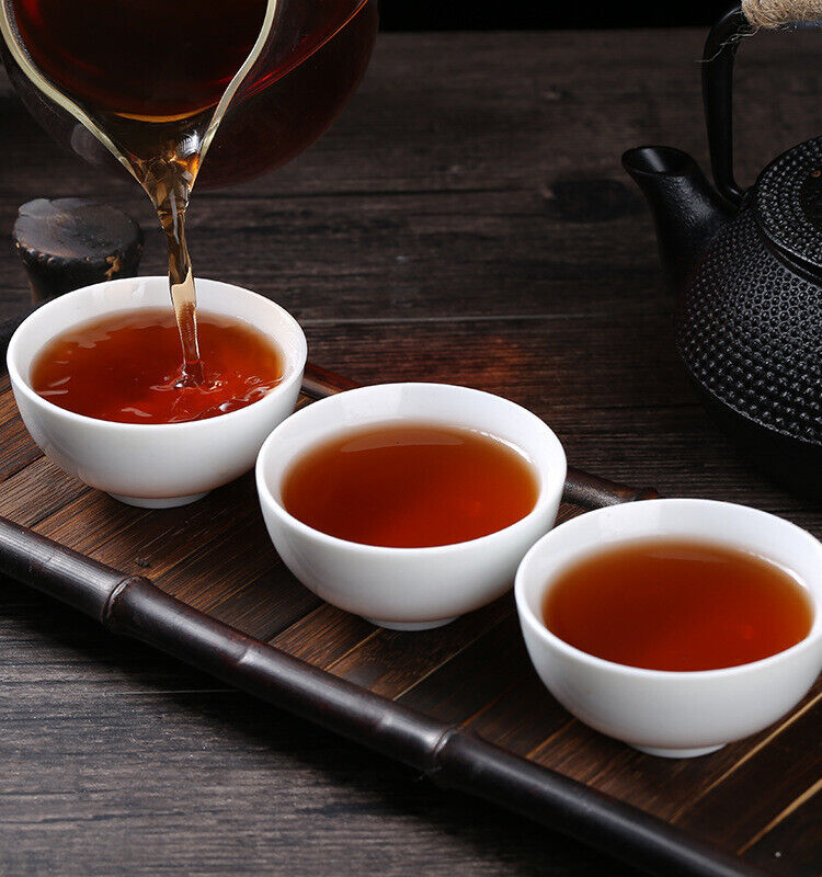 Yunnan Pu'er Golden Leaf Menghai Ripe Tea 500g Ripe Tea Golden Leaf