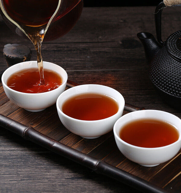 Yunnan Pu'er Golden Leaf Menghai Ripe Tea 500g Ripe Tea Golden Leaf