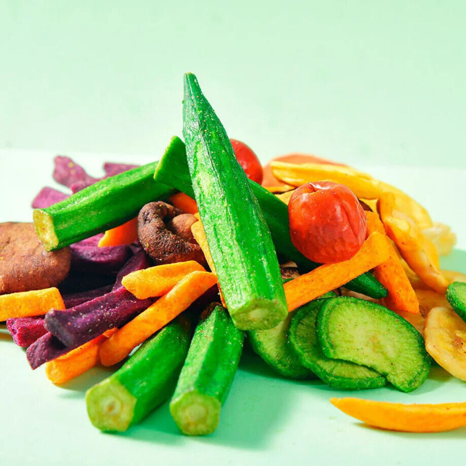 Mixed Fruits and Vegetables Crispy Slices Dried Vegetables Dried Fruits Snacks Secondary image