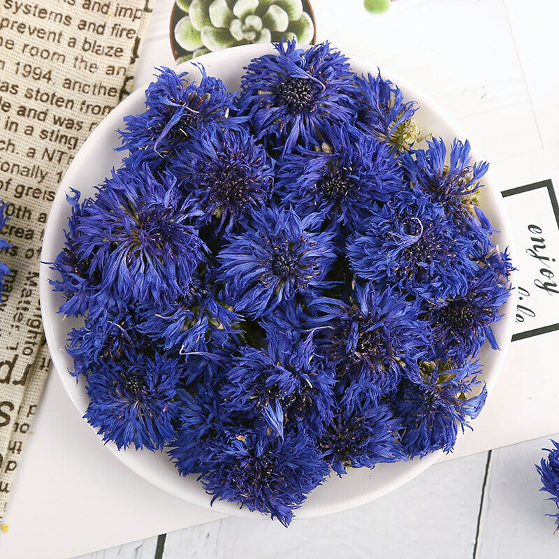 Blue Hibiscus Dried Flowers Cornflower Dried Petals Sapphire Bulk 500g Secondary image