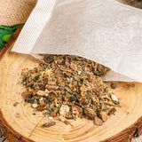 Herbal Tea Three Remedy Blend Qing Qian Liu Leaf and Puerh Tea