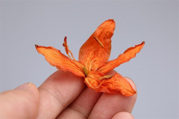 200g Lily Scented Tea Cake Natural Organic Herbal Tea Lungs Cough Sedative Tea