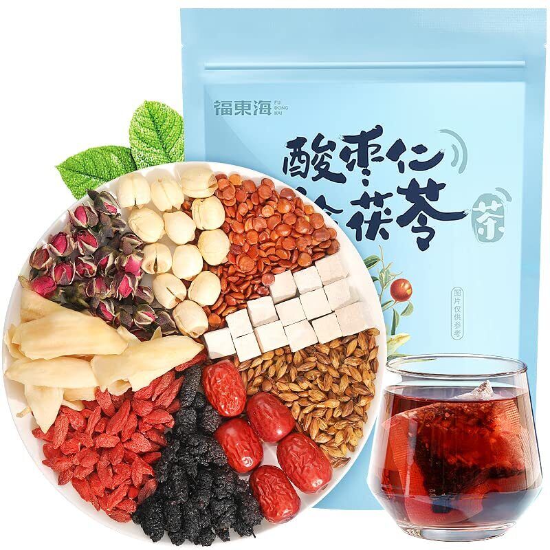 酸枣仁百合茯苓茶150g/5.3ozSour jujube kernel lily Poria cocos Mixed tea Secondary image