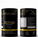 Pure Himalayan Shilajit Gummies Immune Support with Ashwagandha,Chaga Mushroom