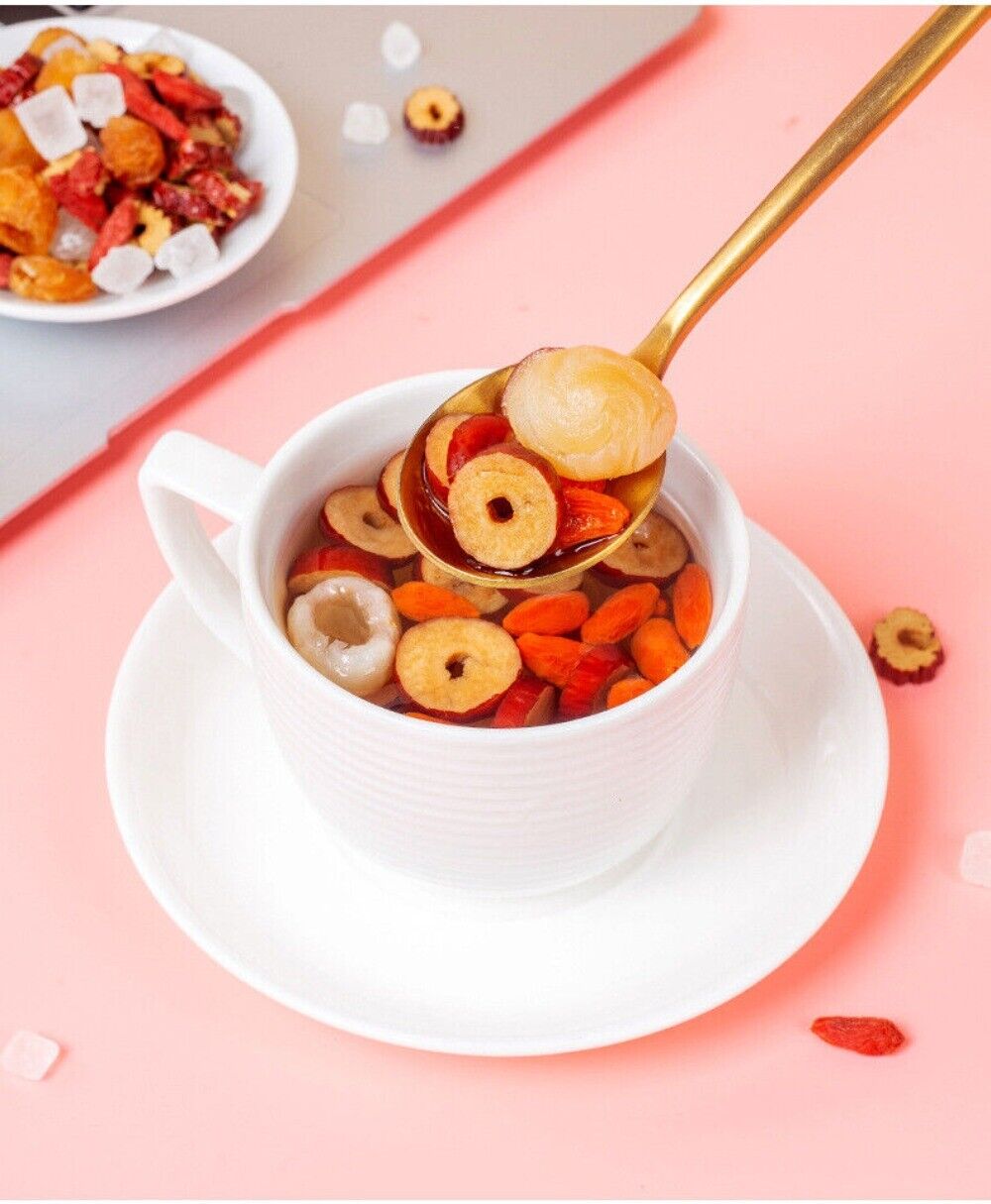 Longan Red Date Goji Berry Herbal Tea 100g Sweet Nutritious Natural Blend