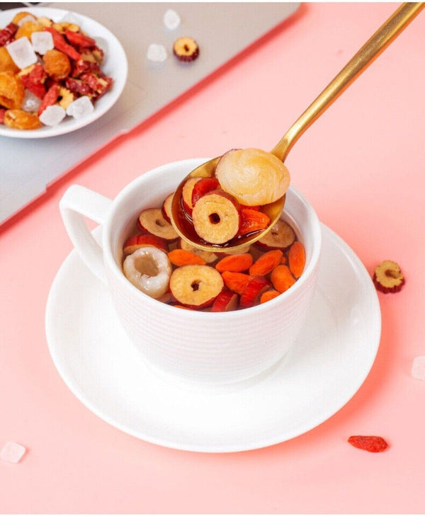 Longan Red Date Goji Berry Herbal Tea 100g Sweet Nutritious Natural Blend
