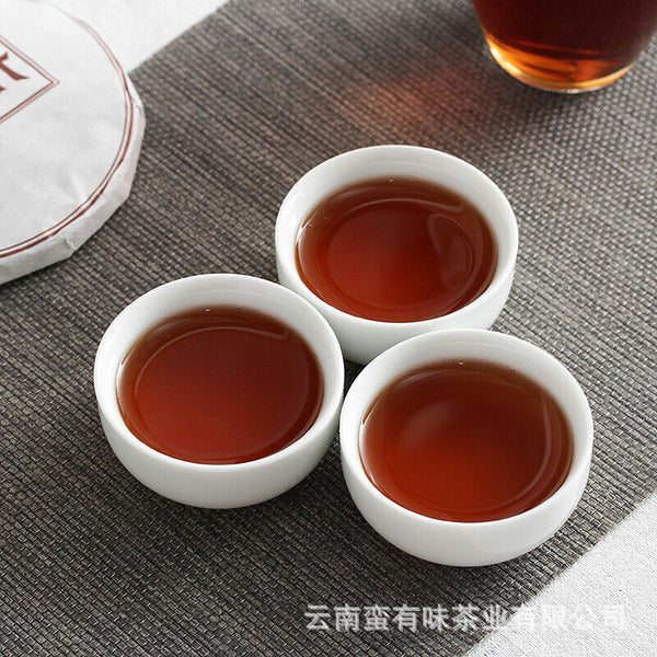 Yunnan Pu'er Tea Big Tree Old Tree Tea 100g Brown Ripe Cake (Chong)