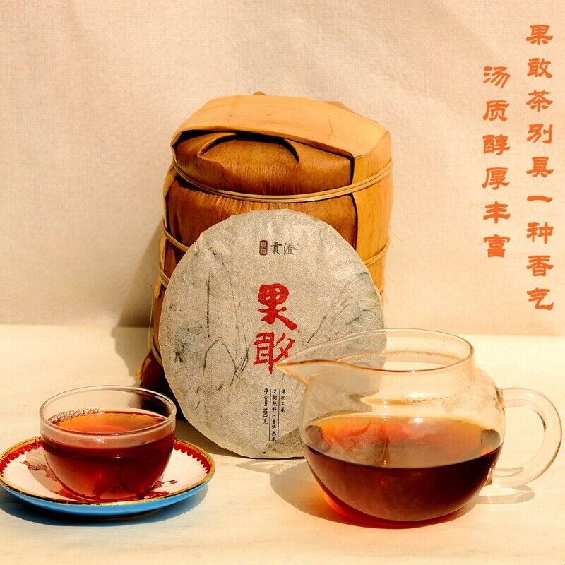 Kokang Puerh Ripe Tea Chen Xiang Puerh Ripe Tea Cake 100g/3.52oz