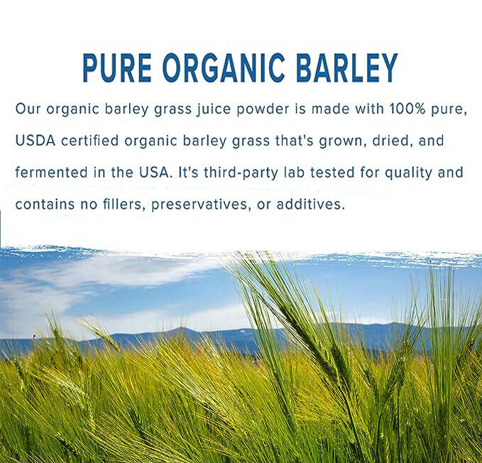 250g Gerstengraspulver 100% rein & biologisch natürliches Gras Gewichtsverlust