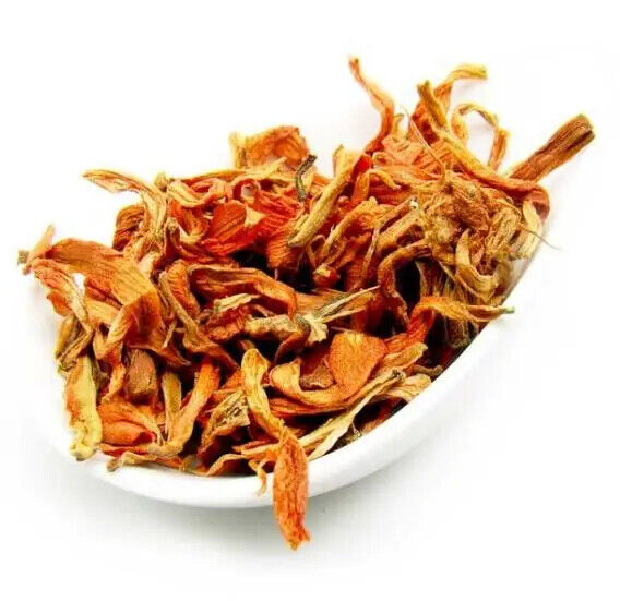 Wholesale Whole Piece Dried Lily Flower Orange Color Lilium Flowers 250g Main image