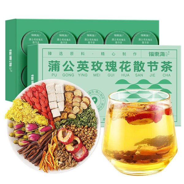 Sea Dandelion Rose Herbal Tea 150g 15 Cans Wellness Blend