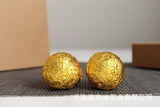 Yunnan Pu'er Tea Menghai Golden Buds Ripe Tea Dragon Pearl 18pcs (Golden Tin)
