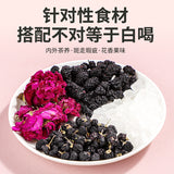Black Goji Berry Mulberry Rose Herbal Tea Bags Anthocyanin Rich Health Drink