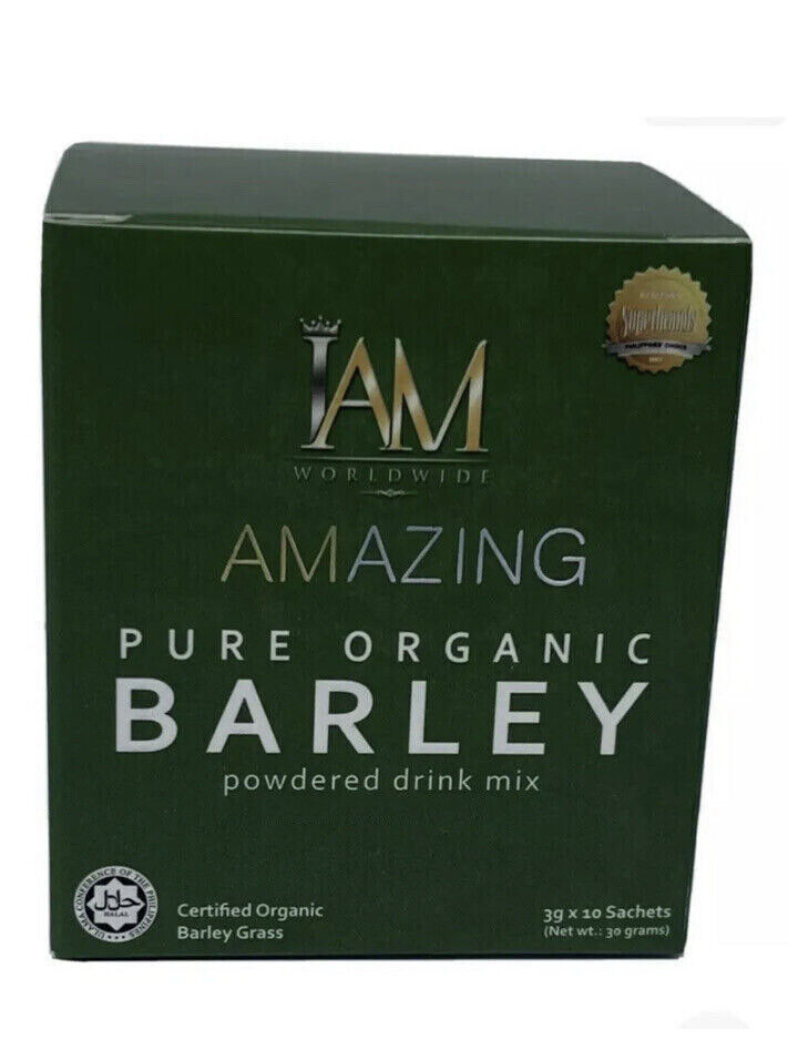 I Am Worldwide Amazing Pure Organic Barley For 1 Box Or 10 Sachet Free Shipping Main image