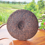 357g Puerh Tea Ripe Tea Palace Ripe Cake Golden Bud Yunnan Seven Cakes Pu'er Tea