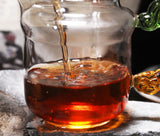 357g Yunnan OldPanzhang Puerh Ripe Tea Cake Menghai Flavor Pure Material