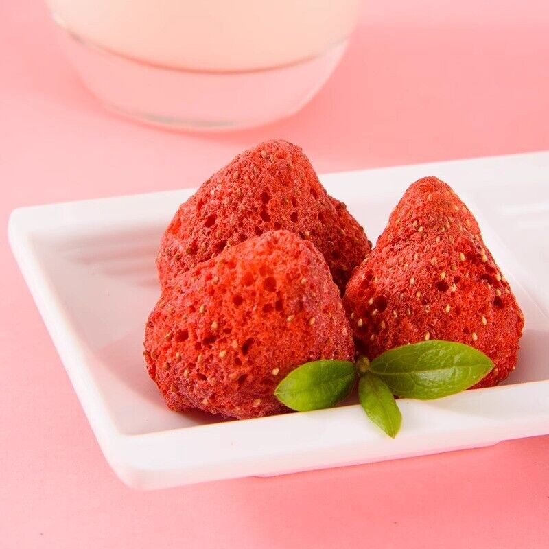 Crisp Snacks Strawberry Crisp Low Calorie Freeze-dried Strawberry Fruit