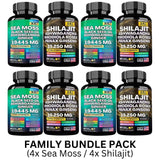 Natural Dynamic Vitality Bundle - Sea Moss Multivitamin & Shilajit Power Combo