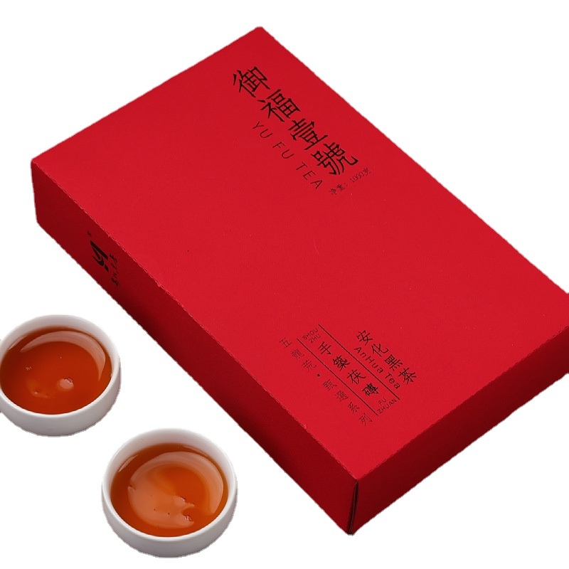 1kg Hunan Anhua black tea handmade brick tea Tianjian JinhuaFu brick black tea Main image