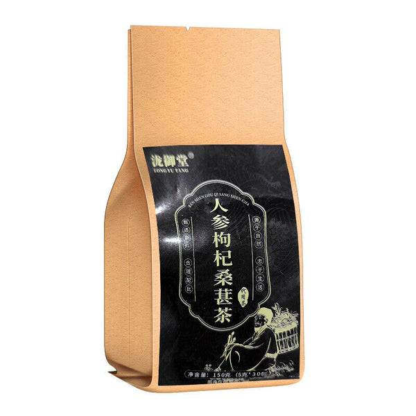 Ginseng Mulberry & Goji Berry Tea: Red Dates, Wellness Blend