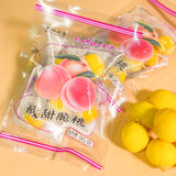 Yellow Peach Candied Fruit Snack Sweet Sour Lock Throat Crisp