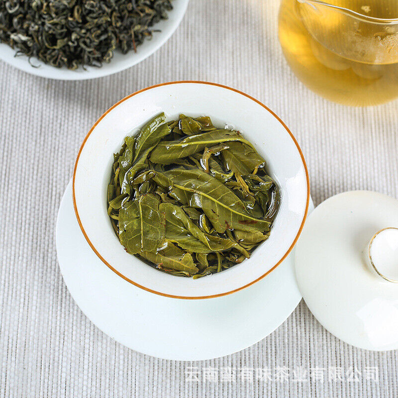 500g Yunnan Yunnan green early spring big leaf green tea back to the cage tea