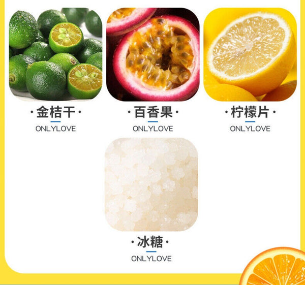 Green Lemon Passion Fruit Tea Bags Cold Brew Fruit Blend Healthy Drink