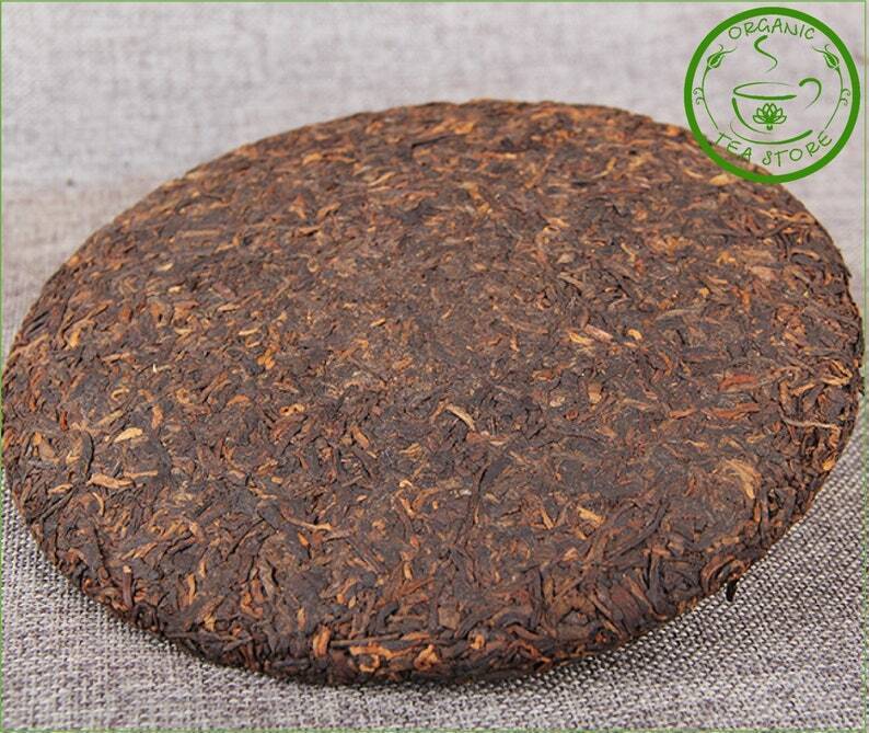 Old Chinese Puerh Tea Pur-erh  Cake 357g Chinese Tea Ripe Puer Puerh Gift