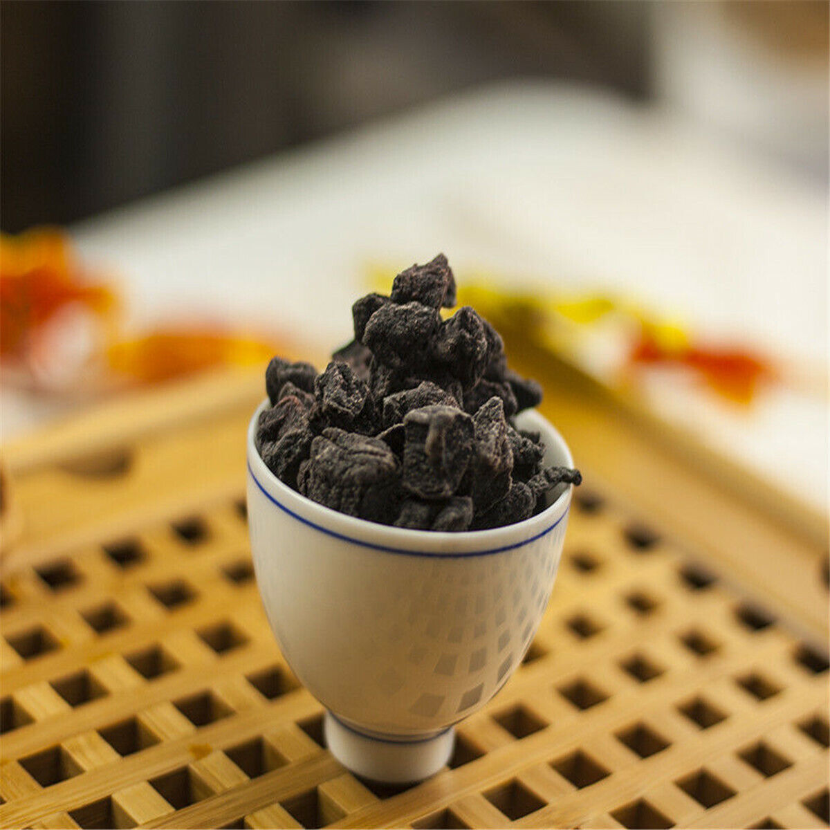 Natural Eatable Ebony Fruit Nut Fructus Mume Herbal Tea Dry Dark Smoked Plum