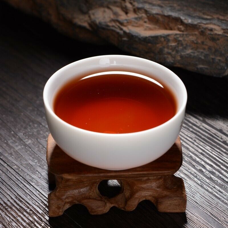 Top  Dark Tea Puerh Tea Cake 357g/12.59oz Pu'er Ripe Tea  Organic Big Leaf