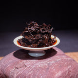 Certified Organic Yunnan Tea Tree King Ripe Pu'er Tea Cake Healthy Drink 357g