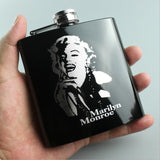 Hip Flask Stainless Steel Liquor Whisky Vodka Alcohol Drinkware Flagon Outdoor