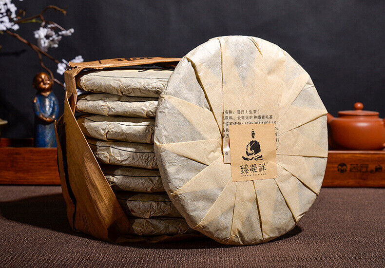 Yunnan Pu'er Tea Raw Tea Cake 357g Ancient Tree Tea Raw Tea Healthy Drink