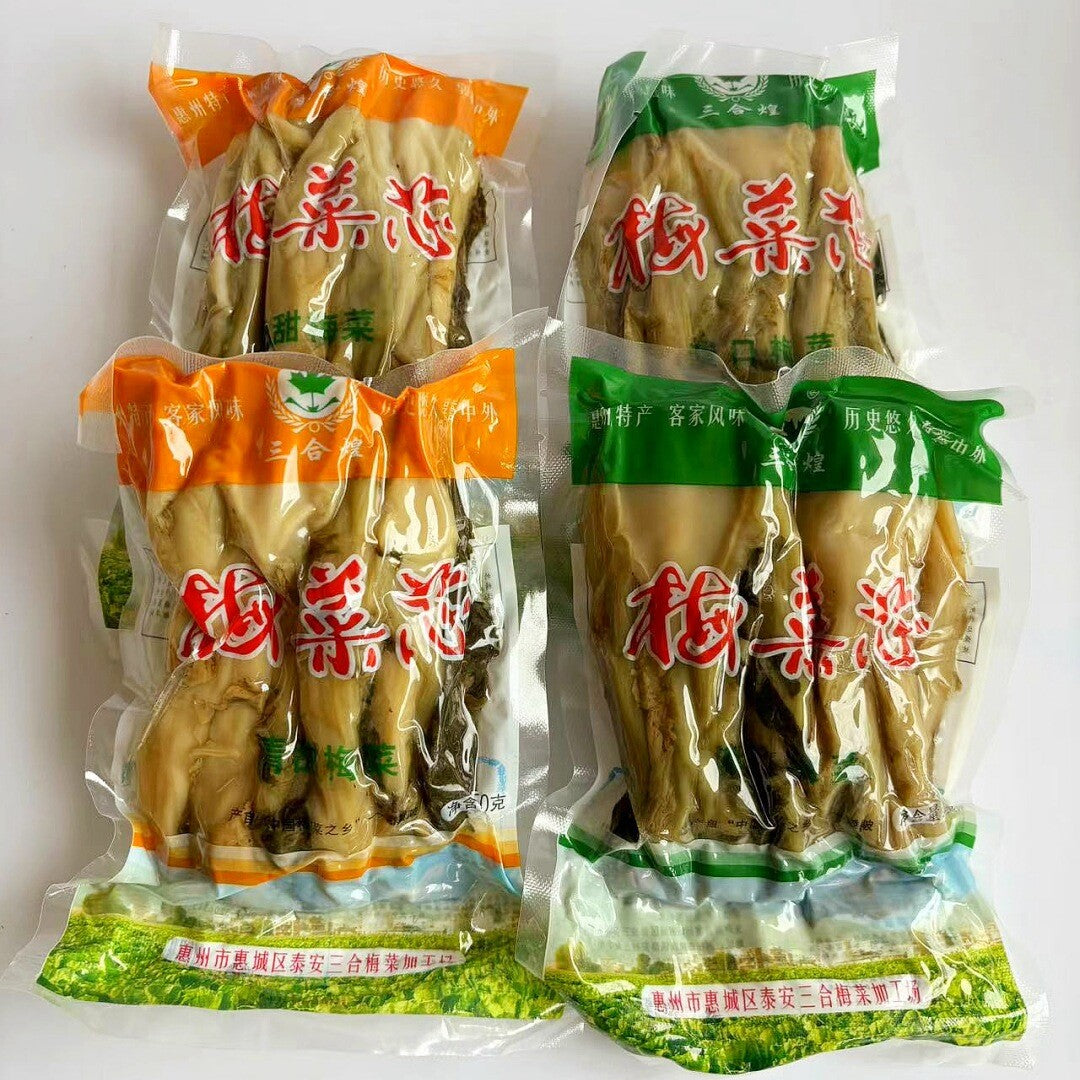 Sweet & Salty Preserved Vegetable 广东惠州梅菜芯 Huizhou Specialty Mei Cai Xin