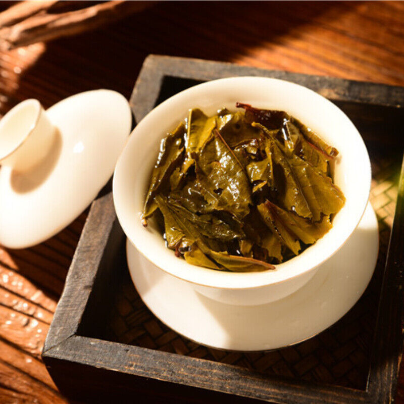 Pu-Erh Tea Ancient Tree Big Leaf Raw Tea Brick Green Tea Organic 500g Yunnan Old