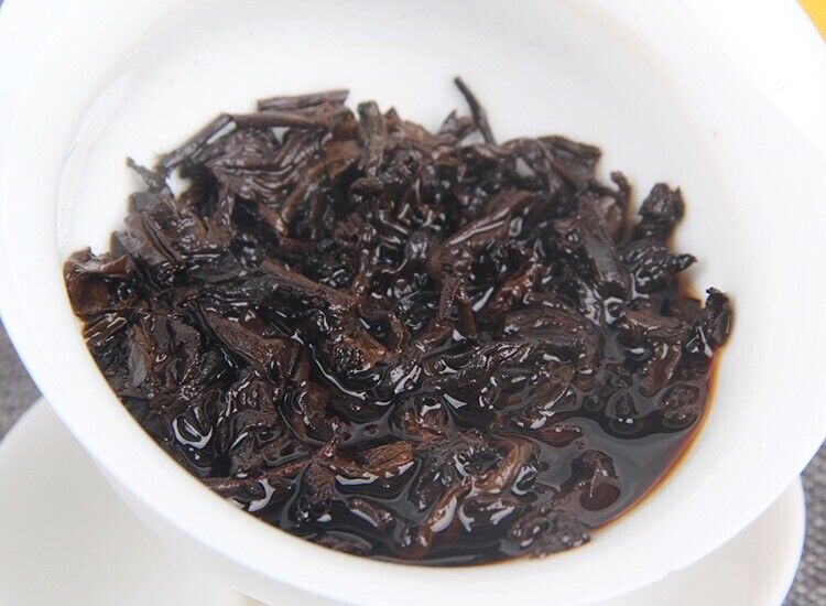 Ripe Puer Tea Cake Fermented Puerh Cha Bing Menghai Cheng Xiang 357g/12.59oz