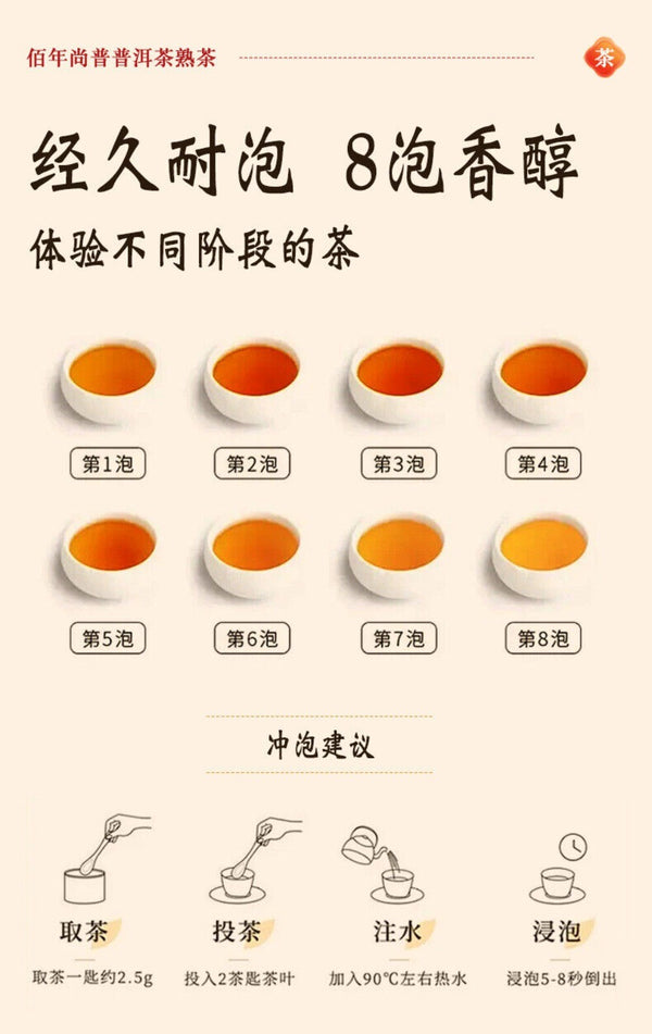 Pu Erh Tea with Dried Tangerine Peel Golden Silk Aged Premium Ripe Blend