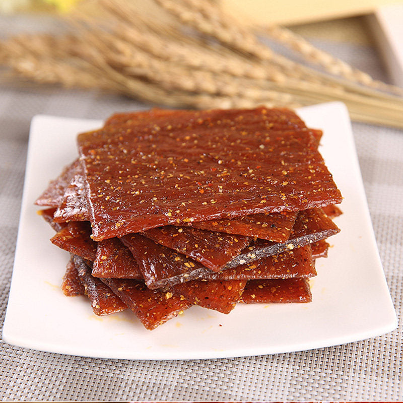 Pickled Pepper Vegetarian Dried Beef Tendon Meat Spicy Strips Snacks泡椒臭干子牛板筋素肉辣条 Secondary image