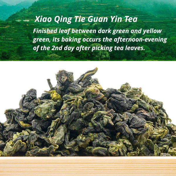 Green Health Tie Guan Yin Iron Goddess Of Mercy Oolong Tea Xiao Qing Type