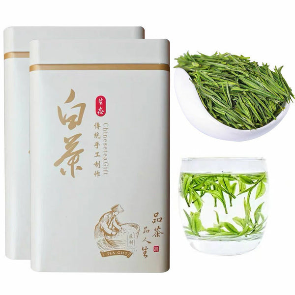 White Tea Gift Pack Chinese Green Tea An Ji Bai Cha Tea 250g Organic Anji Loose