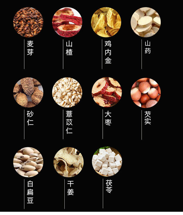 Herbal Tea Blend with Barley Hawthorn Yam Job's Tears Jujube and Poria